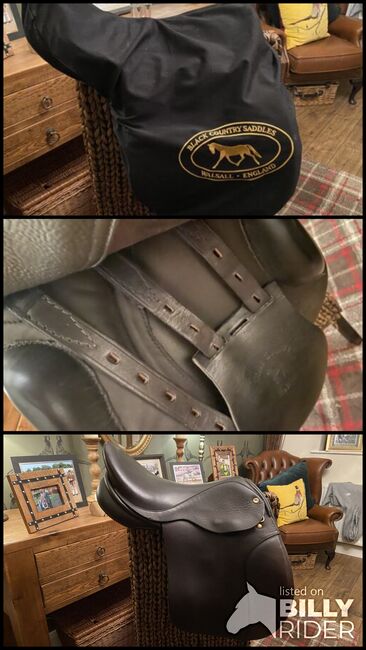 16.5 x wide Black Country grafter saddle, Black Country  Grafter, Nicola, Pozostałe siodła, Image 4