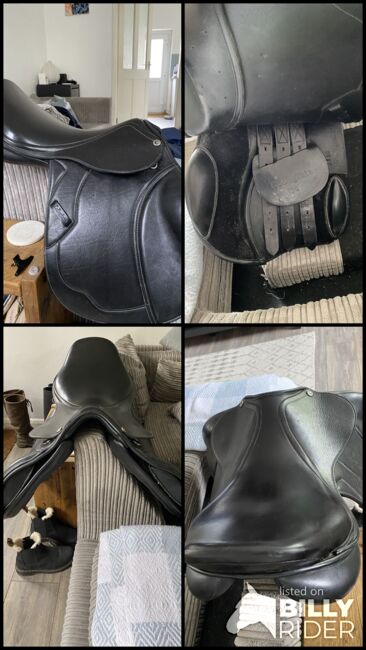 16.5inch jump saddle, Collegiate, Jessica, Siodła skokowe, Ashton-under-lyne, Image 12