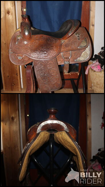 16" circle Y pleasure saddle, Circle Y, Sara, Western Saddle, Republic, Image 3