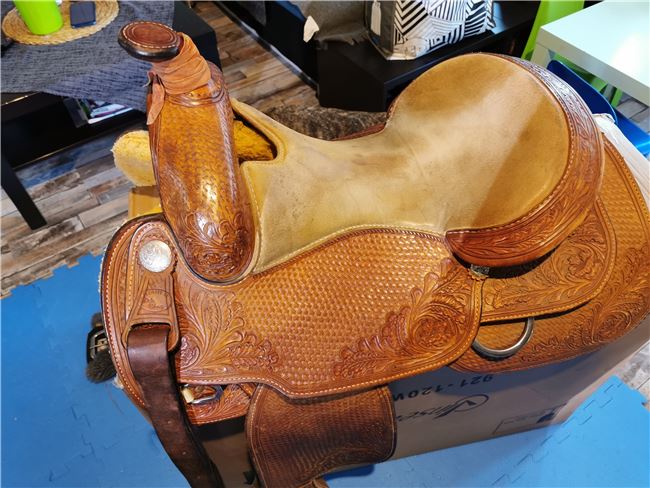 16 " Dale Chavez Reining Westernsattel, Dale Chavez  Reining, Jessica Talmon, Western Saddle, Ketsch