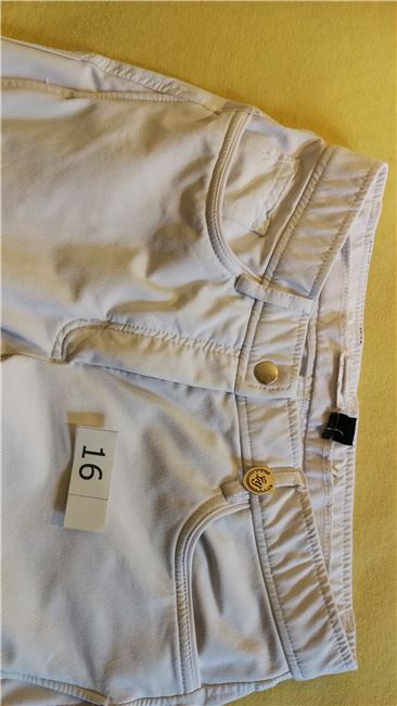 16 HKM LAURIA GARRELLI REITHOSE weiße GOLDEN GATE COMFORT  Größe 36, HKM weiße GOLDEN GATE COMFORT  Größe 36, Martina Benzinger, Breeches & Jodhpurs, Thüringen - Rudolstadt, Image 11