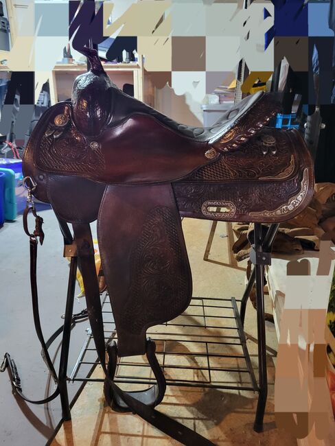 16 inch Vintage Circle Y saddle, Circle Y, Sarah G, Western Saddle, Gasport, Image 5