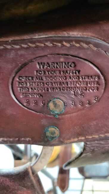 16 inch Vintage Circle Y saddle, Circle Y, Sarah G, Westernsattel, Gasport, Abbildung 7