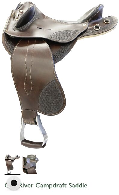 16” Ord River Campdraft Saddle, Jorjah Haslam, Western Saddle, Kogan , Image 2