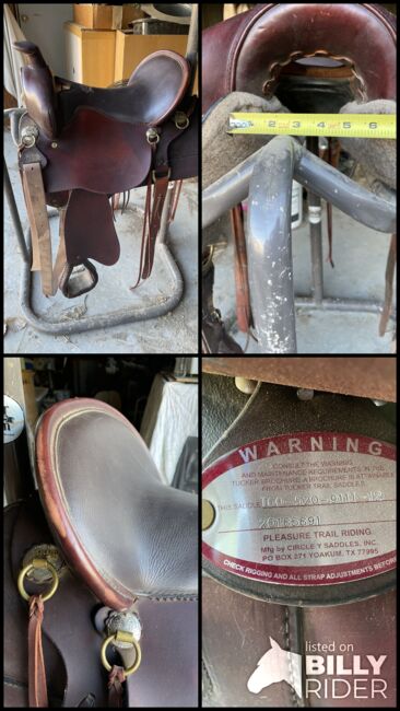 16” Tucker High Plains western saddle, Tucker High Plains, Angie, Western Saddle, Whitewater, Image 8