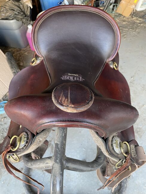 16” Tucker High Plains western saddle, Tucker High Plains, Angie, Western Saddle, Whitewater, Image 7