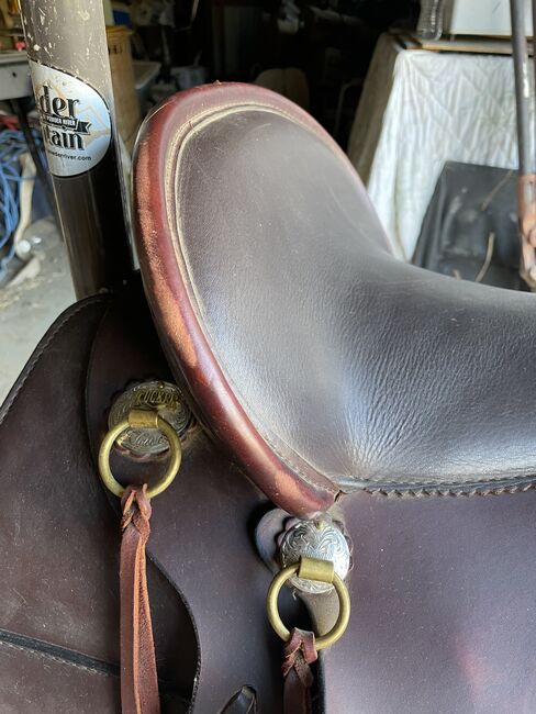 16” Tucker High Plains western saddle, Tucker High Plains, Angie, Western Saddle, Whitewater, Image 6