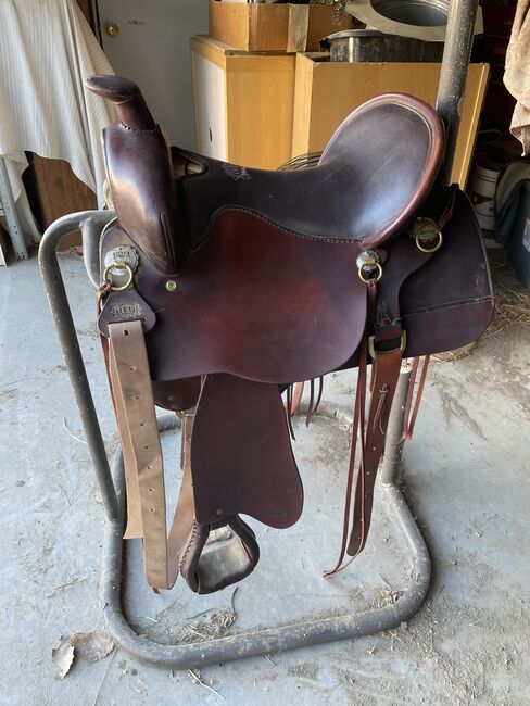 16” Tucker High Plains western saddle, Tucker High Plains, Angie, Westernsattel, Whitewater