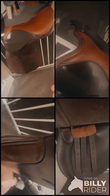 16’ wide leather saddle two toned, hannah colbran, Vielseitigkeitssattel (VS), telford, Abbildung 5