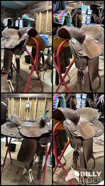 16inch Double T, Double T, Amina Lord, Western Saddle, Conyers, Image 5