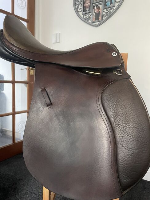 17 1/2 inch Brown Leather Barnsby Saddle, Barnsby, Bekki, Siodła wszechstronne, Hockley, Essex