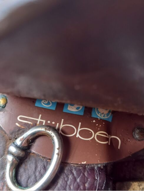 17 and 1/2" Stubben+ leather girth in vgc, Stubben+, Lian, All Purpose Saddle, Wash Common, Image 3