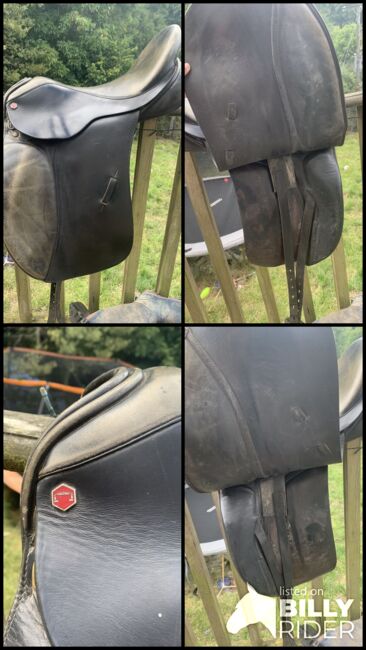 17.5” Albion Dr Saddle, Albion Style ULT, Sabrina Fisher , Dressage Saddle, Templeton Bridge, Image 9