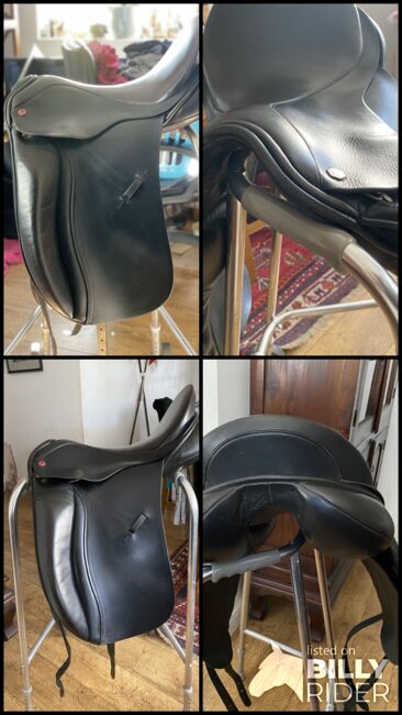 17.5” Albion Ledgend Medium Wide Dressage Saddle Dark Havana Almost Black, Albion  K2 Ledgend , Katherine Peachey, Dressage Saddle, Cambridgeshire , Image 7