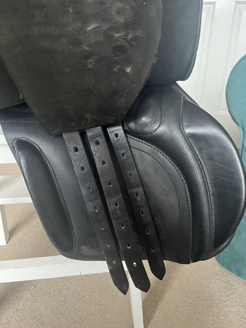 17.5” black Ideal Saddle, Ideal, Izzy, All Purpose Saddle, Amesbury, Image 7