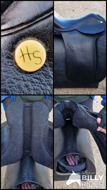 17.5" H&S Holistic dressage saddle (Black), Humphries & Swain Holistic (semi-flex), Nicola Hall, Siodła ujeżdżeniowe, Swindon, Image 7