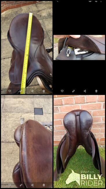 17.5 Ideal GP saddle, Ideal GP, Rebecca Stojak-kidd, All Purpose Saddle, Derbyshire, Image 12