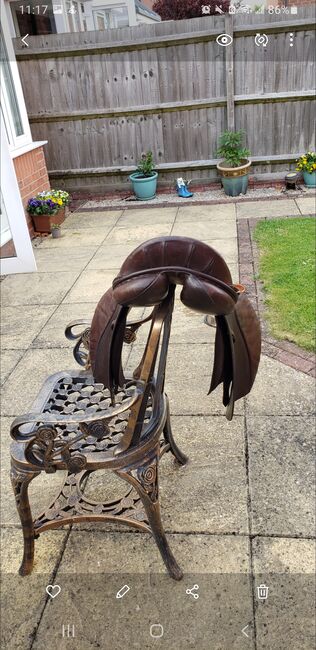 17.5 Ideal GP saddle, Ideal GP, Rebecca Stojak-kidd, All Purpose Saddle, Derbyshire, Image 6