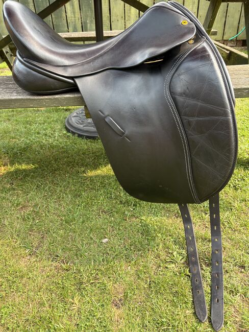 17.5 inch Black Country Dressage Saddle, Black Country, H Bain, Dressursattel, Ripon, Abbildung 5