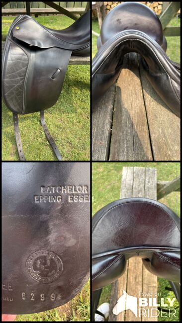 17.5 inch Black Country Dressage Saddle, Black Country, H Bain, Dressursattel, Ripon, Abbildung 8