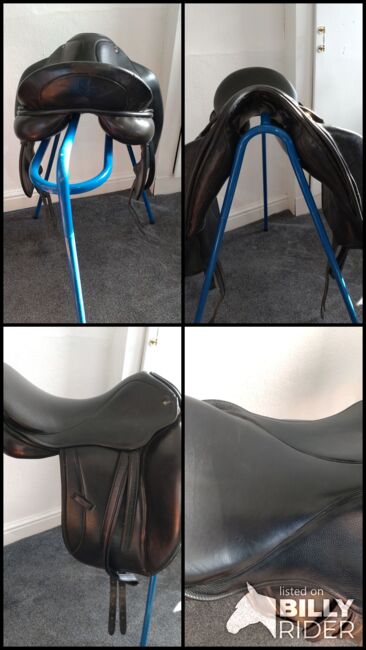 17.5 M silhouette dressage saddle, Silhouette , Faye Stewart, Siodła ujeżdżeniowe, BURNLEY, Image 8