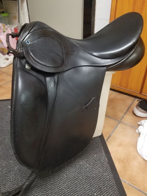 17,5 Zoll Stübben Scandica, Stübben  Scandica , Clara Dibello , Dressage Saddle, Sankt Peter-Ording, Image 4