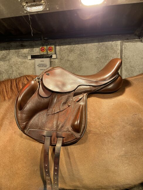 17.5” Wide Patriot Monoflap Jump Saddle, Patriot (Ideal), Louise Donnelly, Jumping Saddle, Glasgow, Image 2