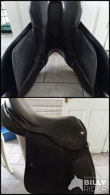 17.5in med saddle, Nicola , All Purpose Saddle, Mansfield, Image 3