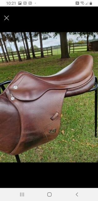 17 inch xperience saddle, Prestige  Xperience, Emma Dawkins, Jumping Saddle, Loxley, Image 7