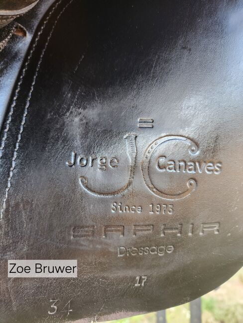 17" JC Saphir Dressage Saddle, JC (Jorge Canvas) Saphir, Zoe, Dressage Saddle, Pretoria North, Image 4