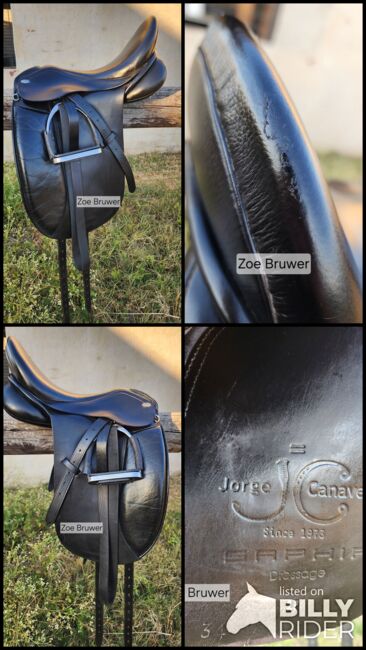 17" JC Saphir Dressage Saddle, JC (Jorge Canvas) Saphir, Zoe, Dressage Saddle, Pretoria North, Image 7