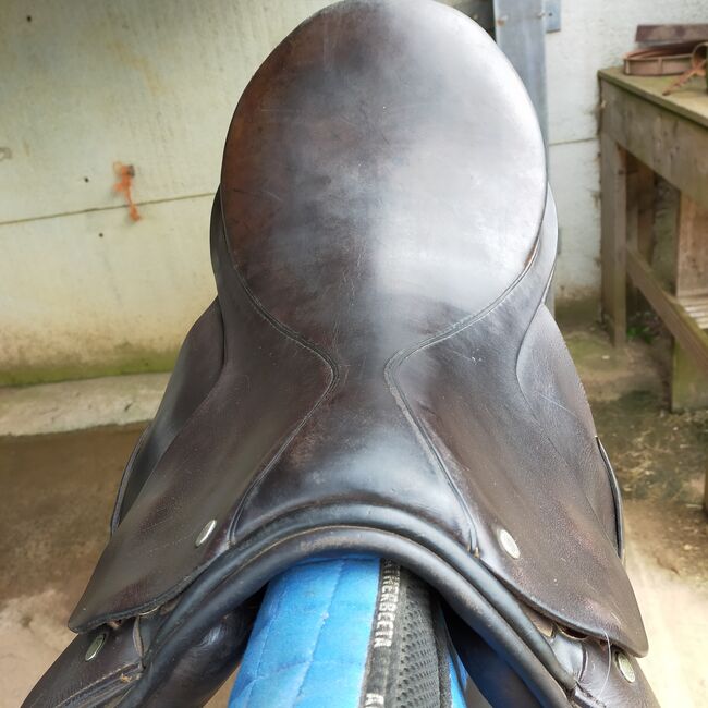 17" leather saddle, Hastilow, Almut, Vielseitigkeitssattel (VS), Exeter