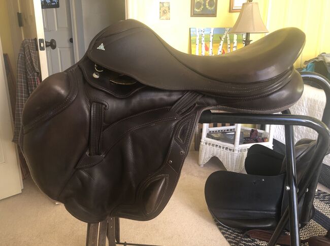 17”M Bliss Paramour Monoflap Jump saddle, Bliss of London Paramour, KATIE BARTZ, Jumping Saddle, woodstock, Image 6