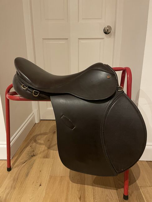 17” Medium Brown GP Saddle, Elico, Ellie, All Purpose Saddle, Glasgow, Image 2