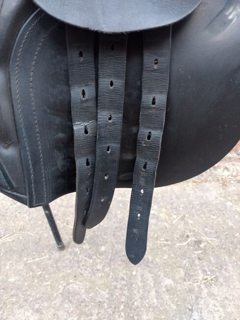 17" wide fit Manor Saddlery GP black, Manor Saddlery General purpose, Jean Costello, All Purpose Saddle, RUGBY, Image 7
