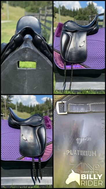 17" Zaldi Platinum Dressage, Zaldi Platinum, Alex Jones, Dressage Saddle, Severn, Image 7