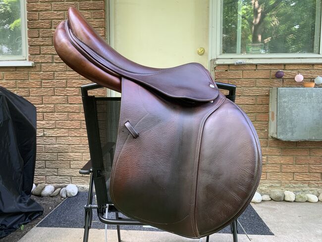 18" Devoucoux O CC saddle, Devoucoux Biarritz, Jessica Taylor, Springsattel, London