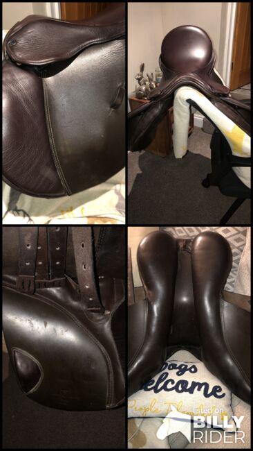 18” silhouette brown very wide saddle, Silhouette VSD , Samantha Leck , All Purpose Saddle, Gateshead, Image 16