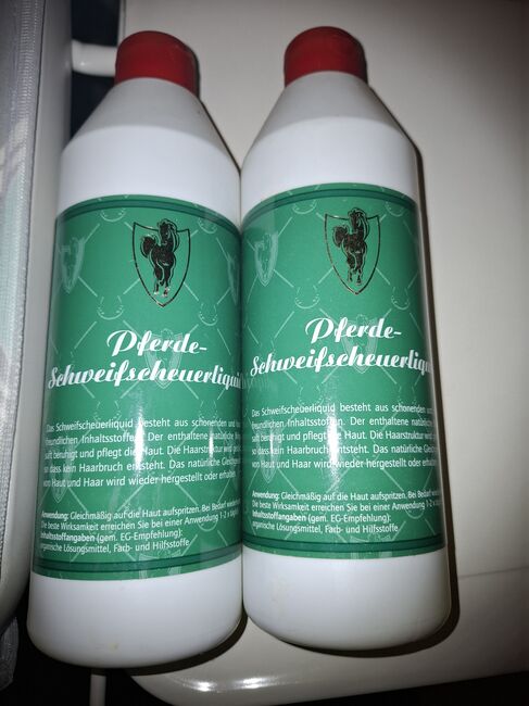 2 Flaschen Schweifspray/Scheuerliquid, Loesdau, Sandra, Pielęgnacja konia, Bielefeld 