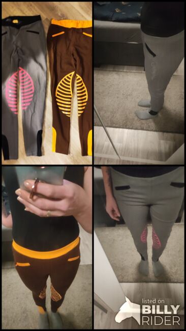 2 HKM Starlight Reitleggings 38/40, Sabine, Breeches & Jodhpurs, Schwarzhofen, Image 5