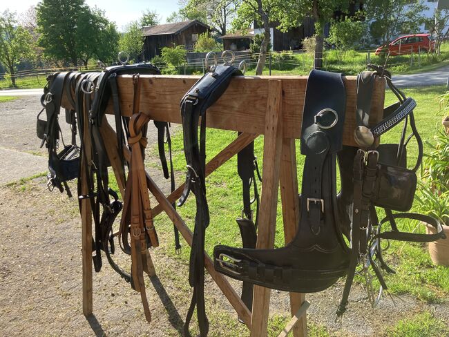 2-Spänner-Geschirr/franz.Marathon/Kummet/ kein Brustblatt, Stefanie , Horse Harness, Miesbach, Image 2