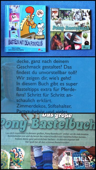 2 Kinder Bastelbücher Pferde + Reiter Sachen selber machen, etc., CN, Książki, Altusried, Image 4