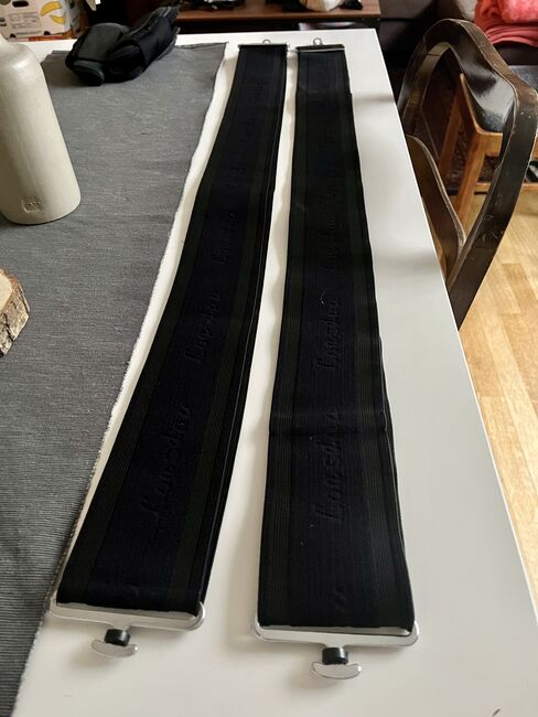2 Loesdau Deckengurte elastisch einstellbar schwarz, Loesdau, Rahel, Derki dla konia, Köln, Image 2