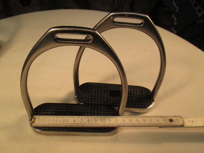 2 Paar Steigbügel schwarz 12 cm, Mandy, Saddle Accessories, Camburg, Image 2