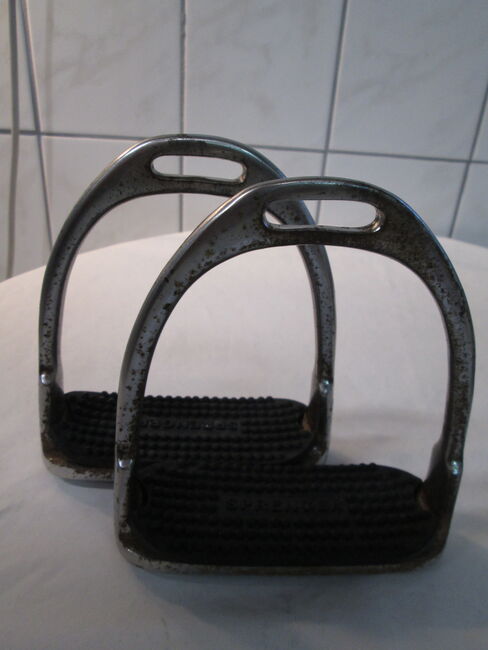 2 Paar Steigbügel schwarz 12 cm, Mandy, Saddle Accessories, Camburg, Image 3
