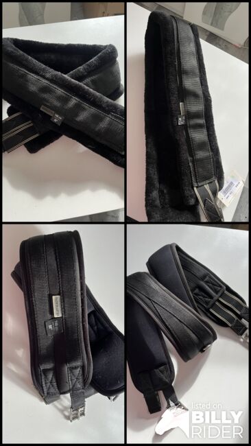 2 x Sattelgurt Langgurt 1,40 elastik schwarz, Showmaster, Manuela G., Sattelgurte, Schallbach, Abbildung 6