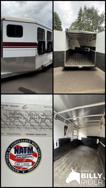 2003 Charmac extra tall aluminum 3 horse slant, Charmac, Sam , Horse Trailers, Vancouver, Image 11
