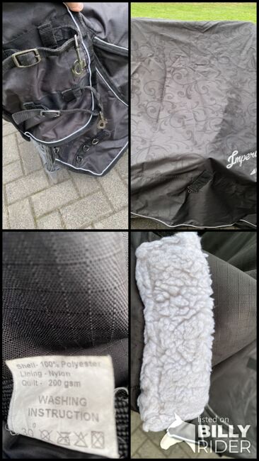 200gbPferdedecke schwarz gut erhalten, Imperial Riding  Superdry high neck , Lara Peters , Horse Blankets, Sheets & Coolers, Mönchengladbach , Image 8