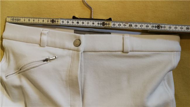 27 HORZE weiße Reithose mit (glitzer)Gripp Gr. 34 Bundweite 33,5 cm, Horze mit Gripp, Martina Benzinger, Breeches & Jodhpurs, Thüringen - Rudolstadt