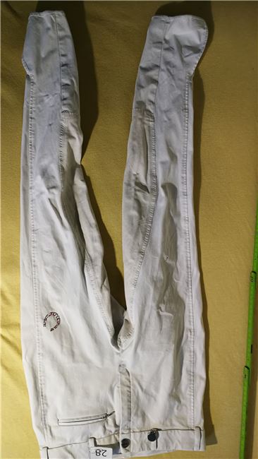 28 Pikeur LUGANA weiße Reithose Gr . 36 Bund 32 cm mit Straßhufeisen, Pikeur Lugana, Martina Benzinger, Breeches & Jodhpurs, Thüringen - Rudolstadt, Image 6